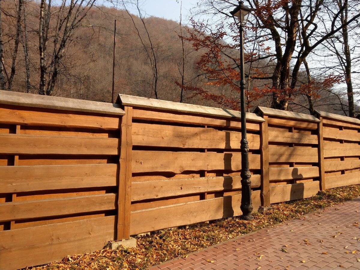 Забор из необрезной доски — виды конструкций и порядок постройки