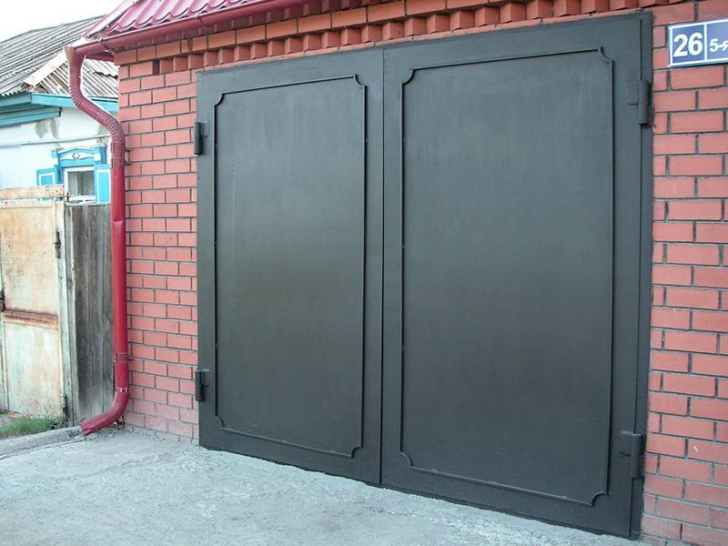 Гаражные ворота подъемные: размеры стандартных металлических ворот в гаражных кооперативах