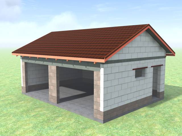 Как построить гараж из пеноблоков своими руками: проект, порядок работ
