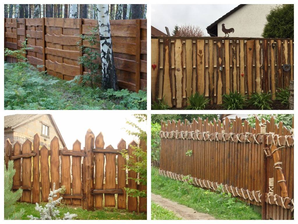 Забор из горбыля своими руками на фото | садоводство24