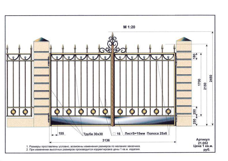 Размеры ворот — стандарты ширины и высоты ворот с калиткой для въезда на участок. Как рассчитать размер гаражных ворот?