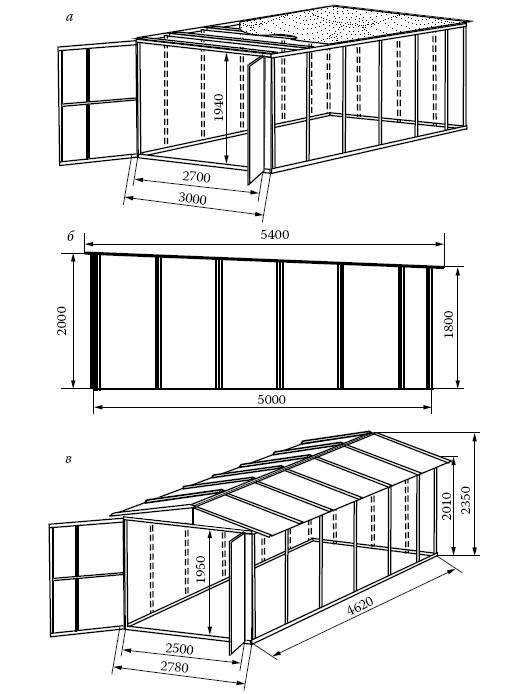 Гараж-пенал (37 фото) — размеры, как собрать конструкцию размером 4х6