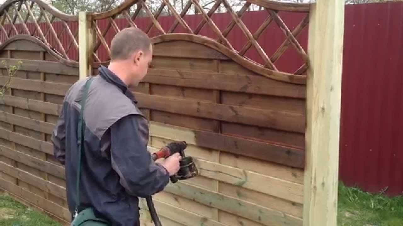 Как и чем покрасить деревянный забор: выбор материалов и технологии