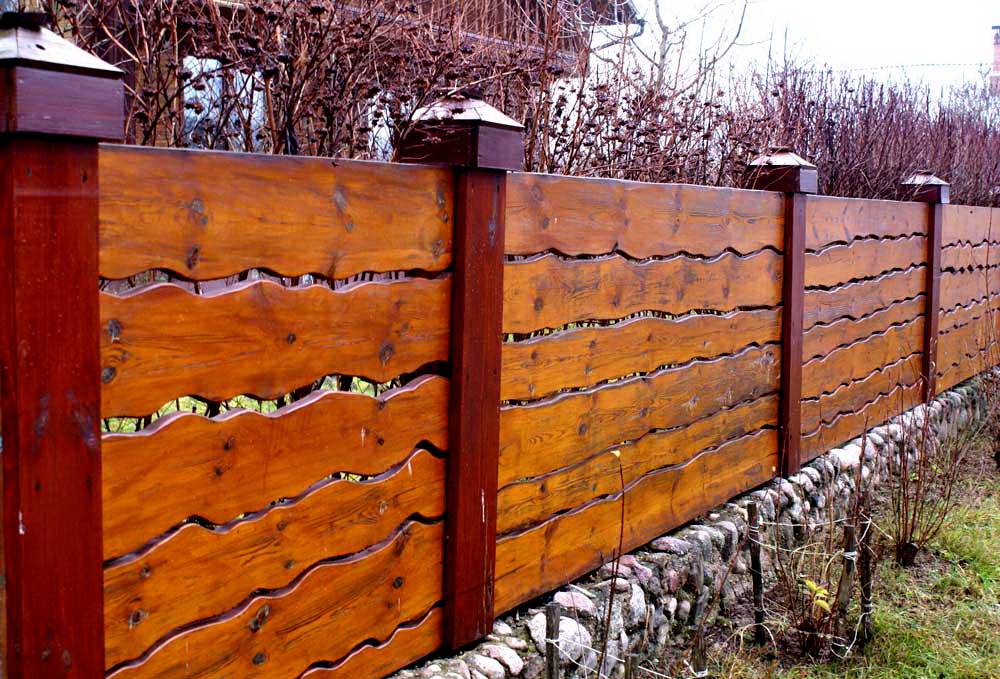 Как сделать забор - идеи и советы как построить красивую и надежную ограду (145 фото)
