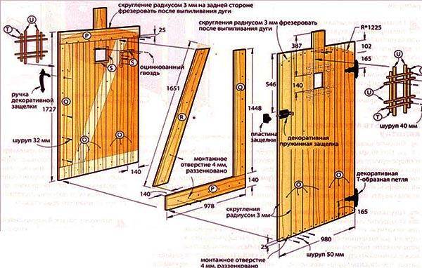 Деревянные гаражные ворота: преимущества материала, пошаговое руководство по изготовлению своими руками