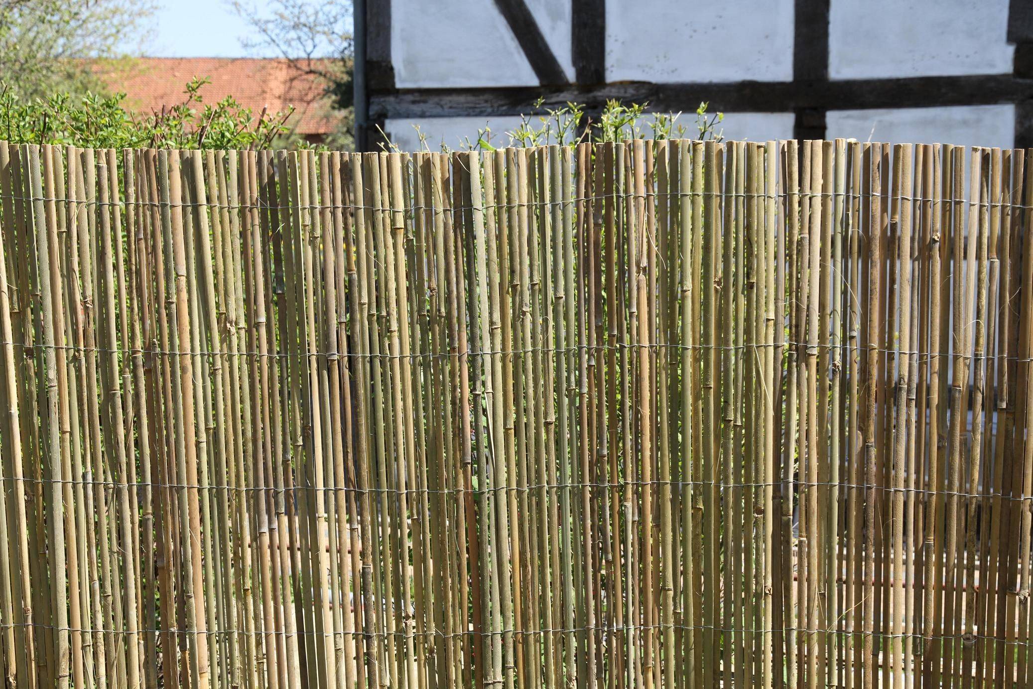 Бамбуковый забор своими руками