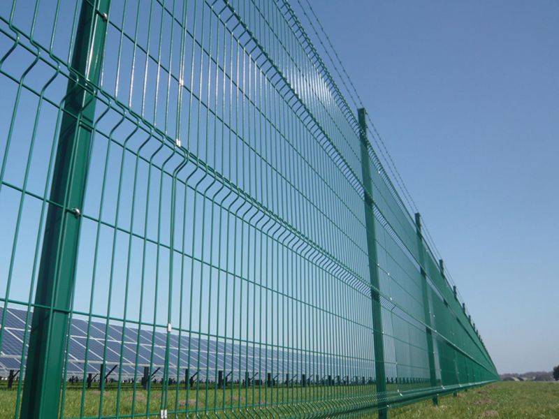 Забор 3d металлический секционный из сварной сетки, изготовление и монтаж.