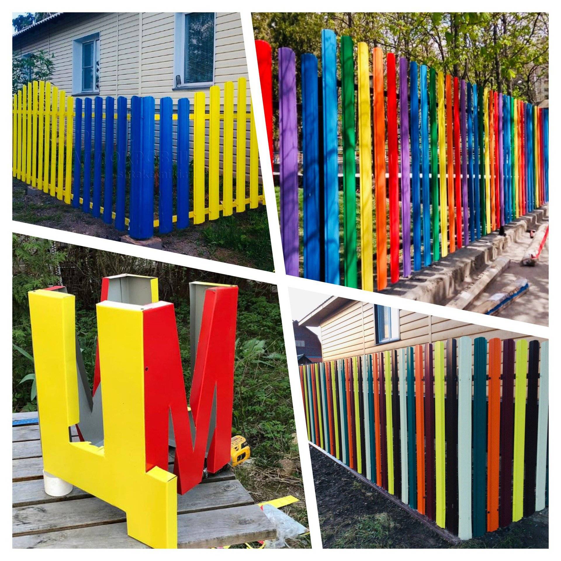 Покрасить забор двумя цветами — виды ЛКМ и методы их нанесения: 130 креативных фото-варианта, как оригинально покрасить изгородь