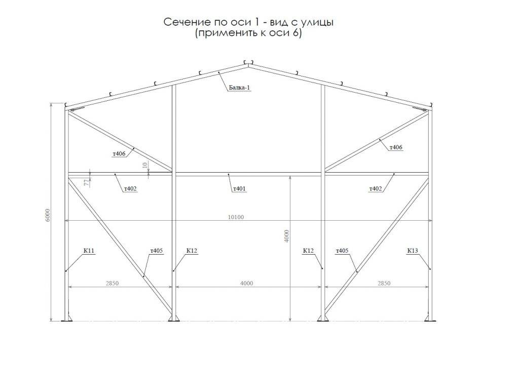 Как построить гараж из металлопрофиля своими руками - инструкция и чертежи