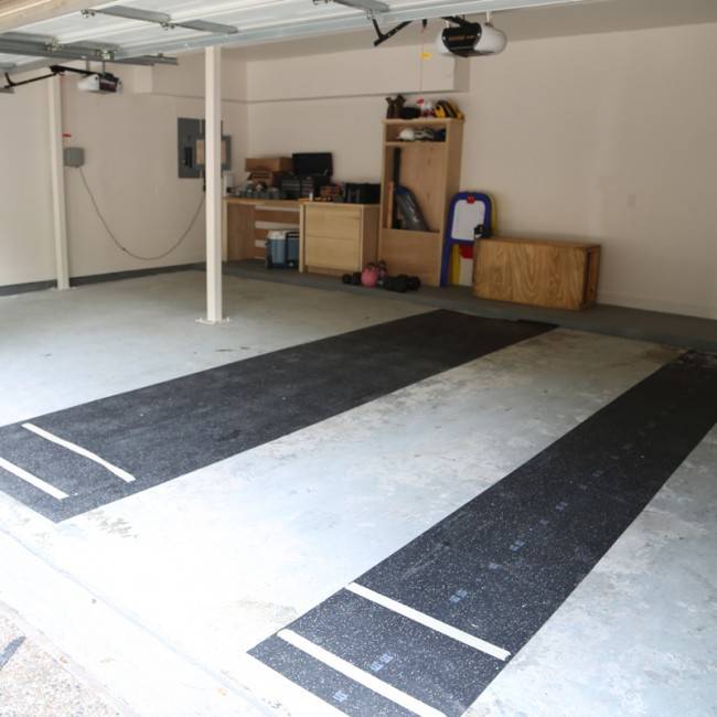 Резиновые коврики на пол гаража, защитное покрытие, силиконовый сгон для спортзала