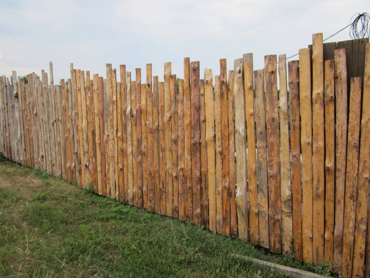 Забор из горбыля своими руками: советы, фото и видео