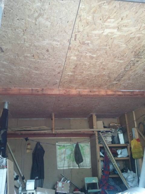 Потолок в гараже из пвх панелей
