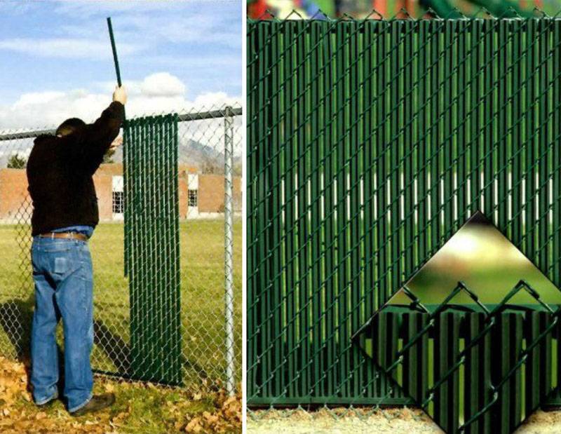 6 идей, как украсить забор из сетки-рабицы - polive.ru