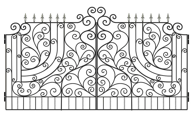 Железный забор – чем закрывать, как правильно поставить, чем покрасить, как украсить?