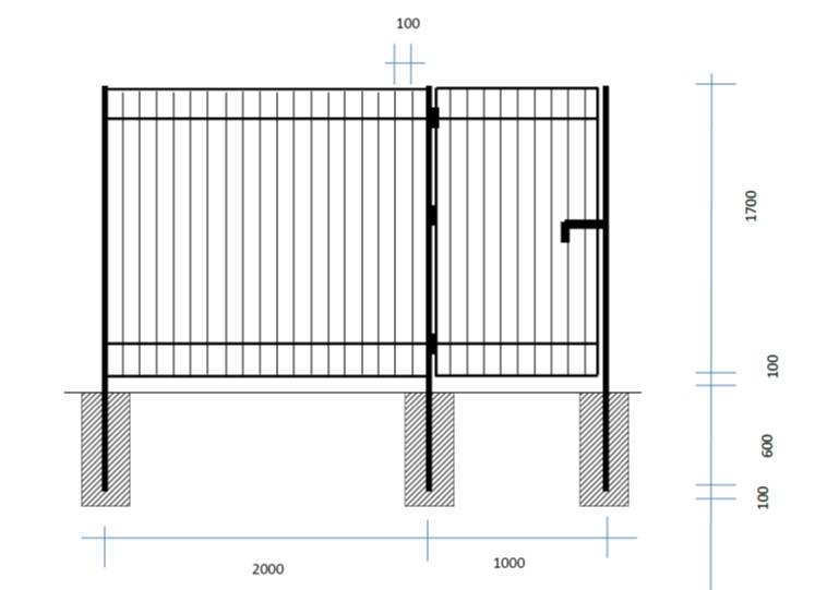 Забор из профильной трубы своими руками: чертежи, необходимые материалы, сооружение