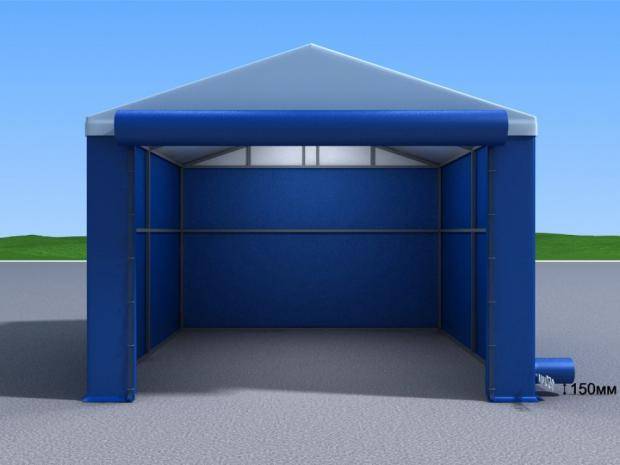 Бюджетный вариант — переносной гараж для машины
