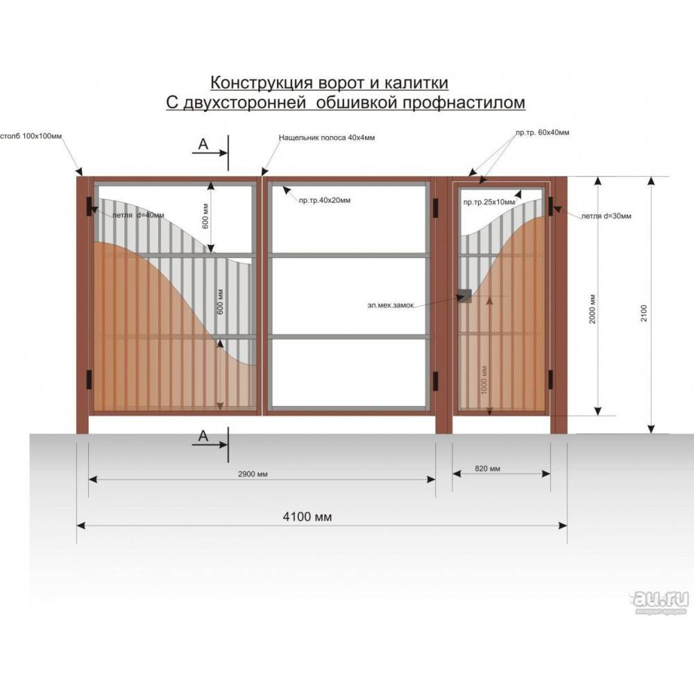 Ворота для дачи с калиткой: разновидности ворот для частных домов (110 фото). Нюансы выбора распашных и откатных конструкций