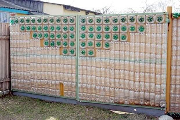 Заборчик своими руками из пластиковых бутылок - каталог статей на сайте - домстрой