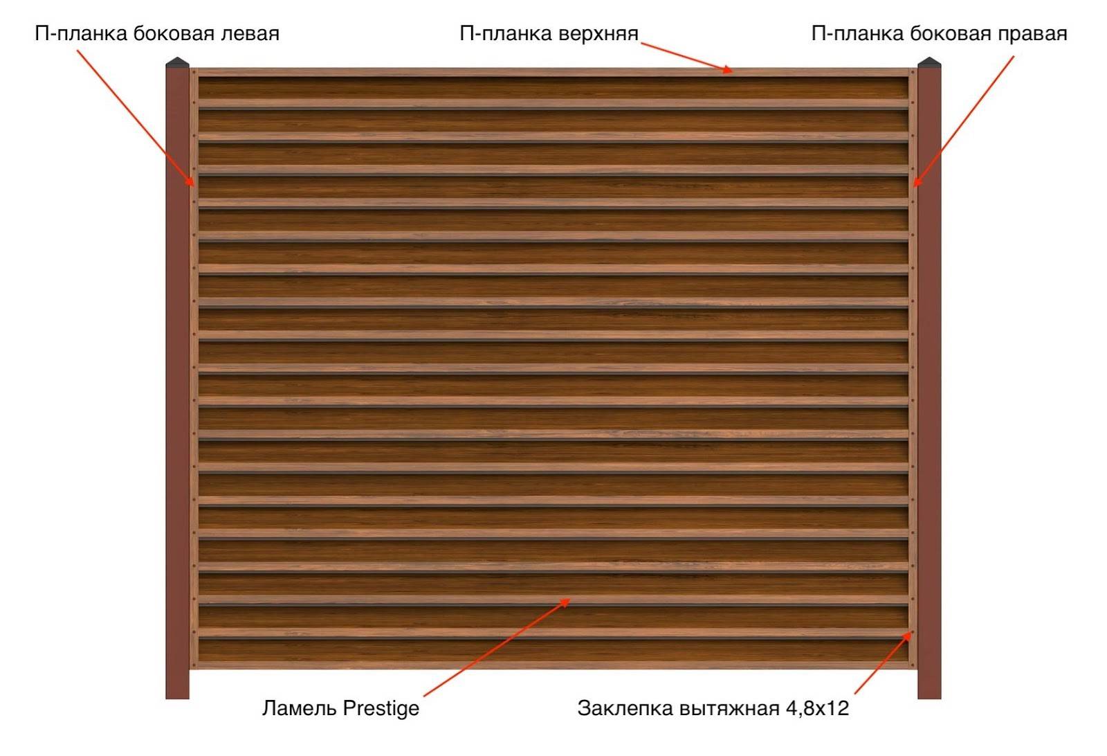 Забор жалюзи (41 фото) — металлические горизонтальные жалюзийные конструкции, ограждения из металла