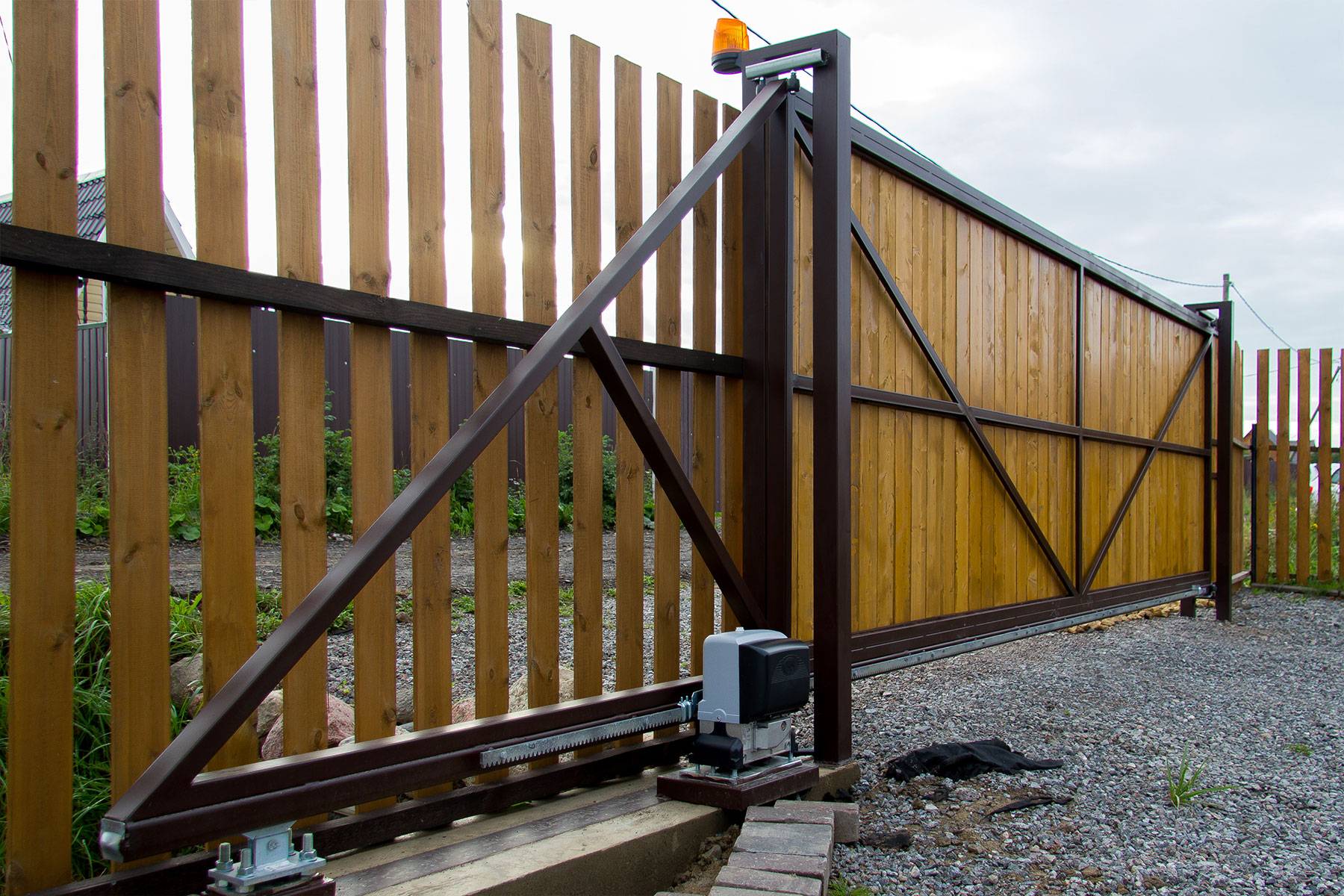 Пошаговое руководство: как сделать откатные ворота на даче или загородном участке
