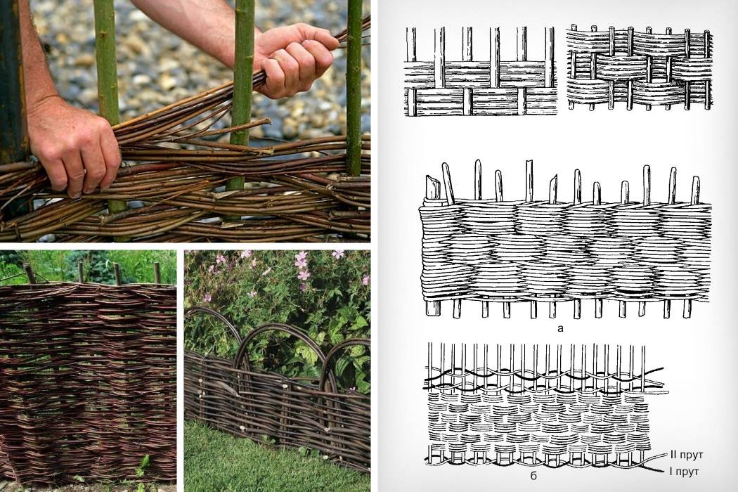 Как сделать плетеный забор из ивы своими руками: фото и видео