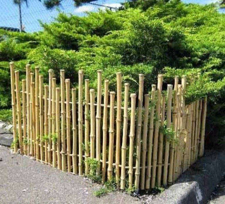 Строим оригинальный забор из бамбука своими руками