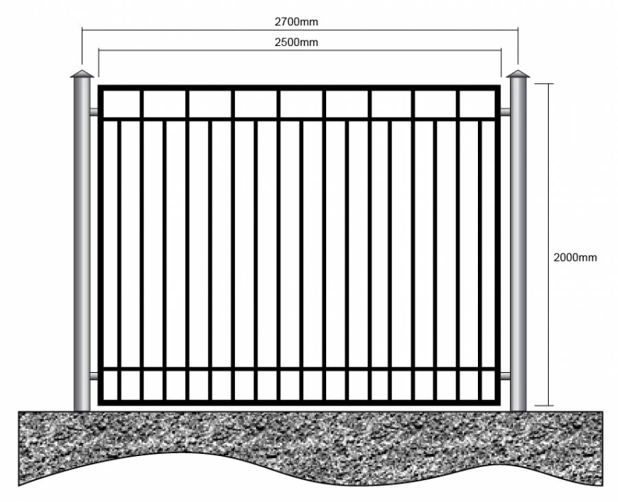 Металлический забор: виды, плюсы и минусы, установка