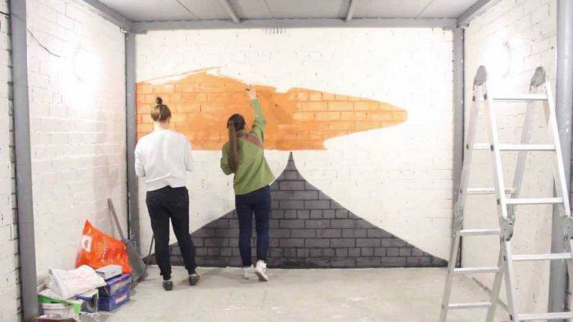 Чем и как покрасить стены в гараже