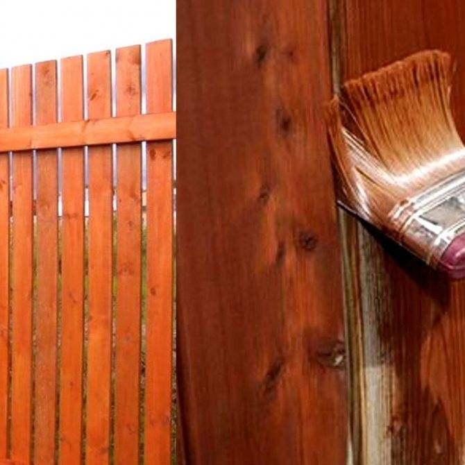 Чем и как покрасить деревянный забор - о выборе красок, лаков и защитных растворов для забора