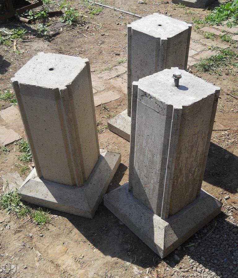 Изготовление бетонных столбов для забора своими руками
