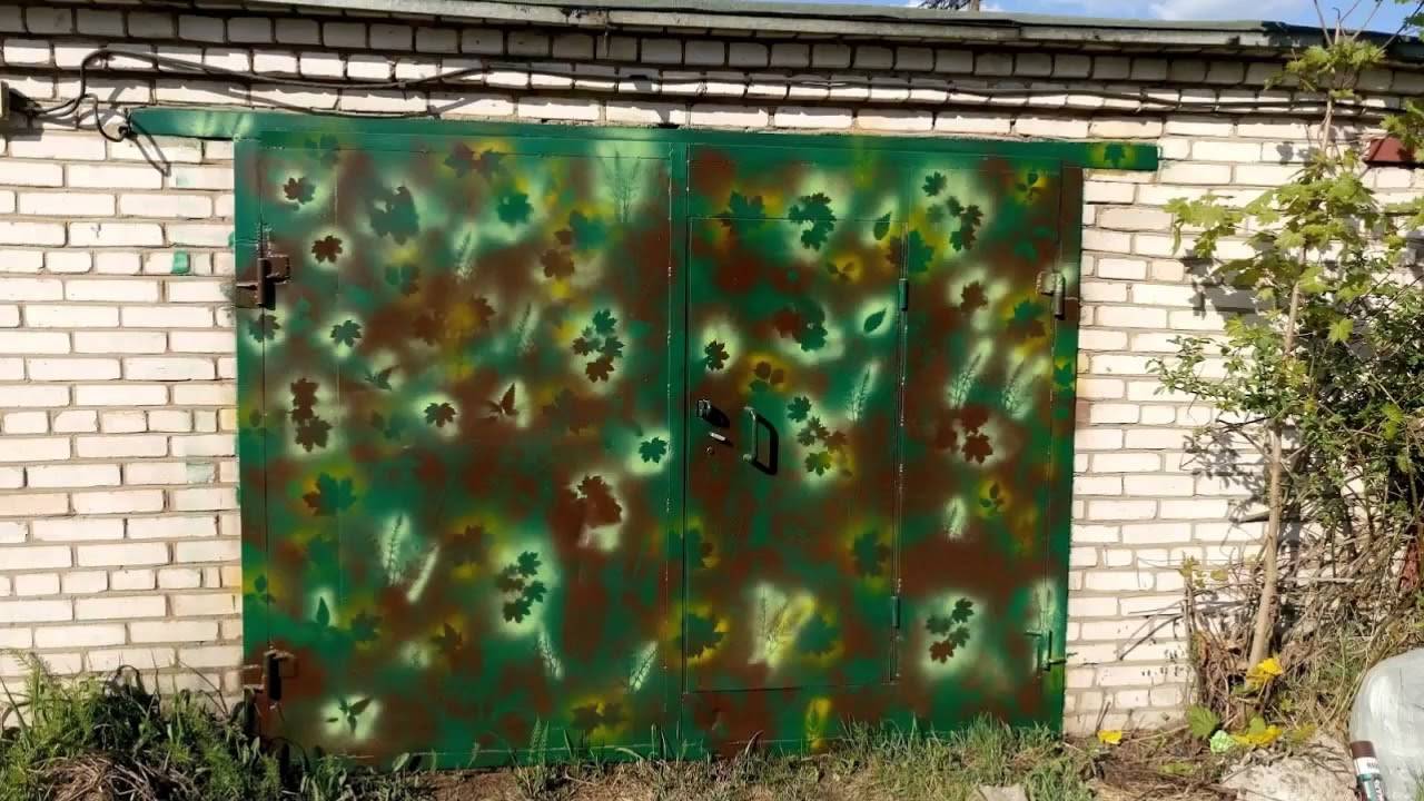 Чем покрасить ворота чтобы они не ржавели