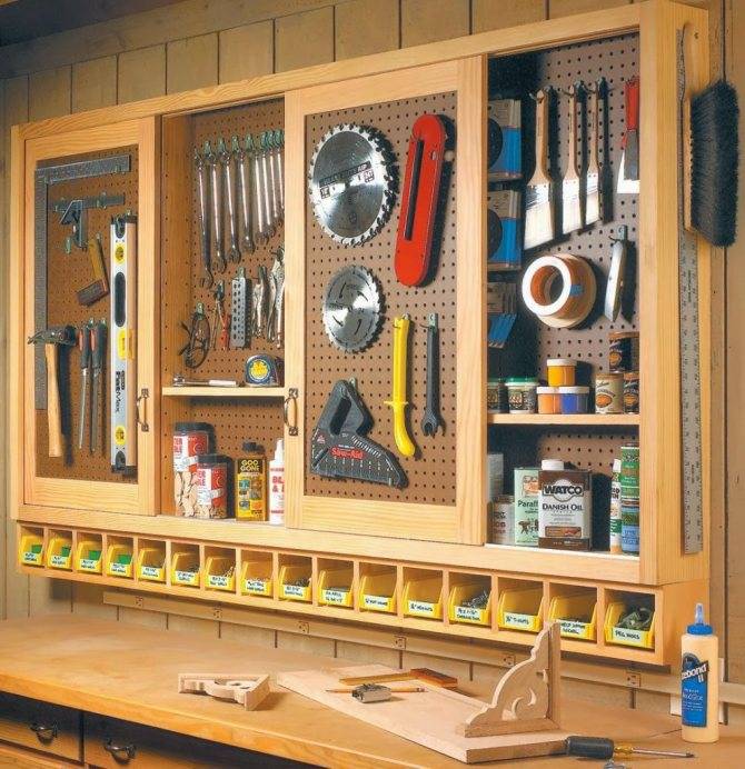 Как закрепить инструменты на стене в гараже