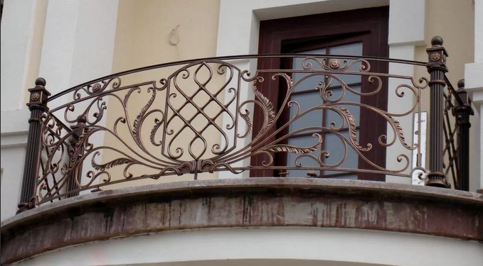 Кованые балконы - оригинальные модели и советы как сделать кованные балконы (110 фото)