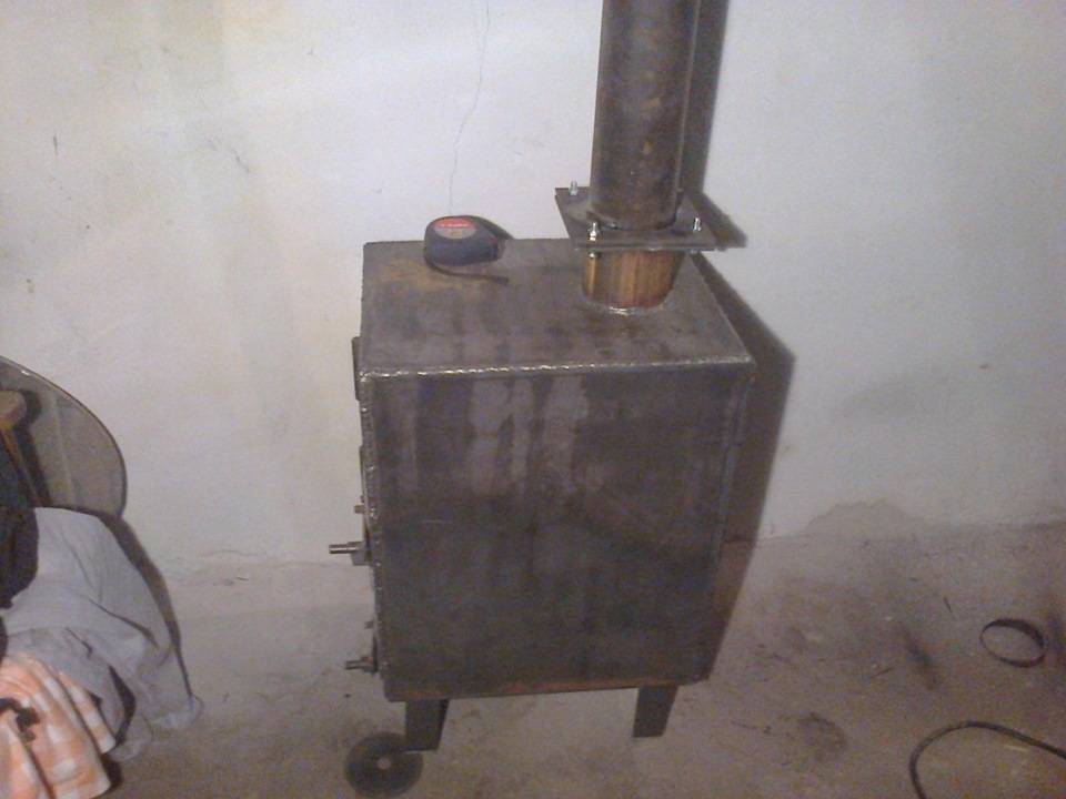 Печь для гаража (59 фото) — как сделать печку своими руками, самодельные конструкции длительного горения на отработке и дровах