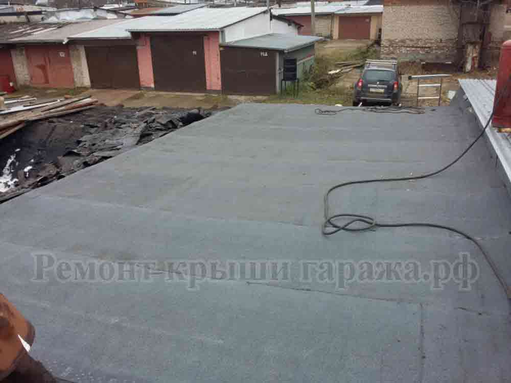 Как сделать бетонную стяжку на крыше гаража
