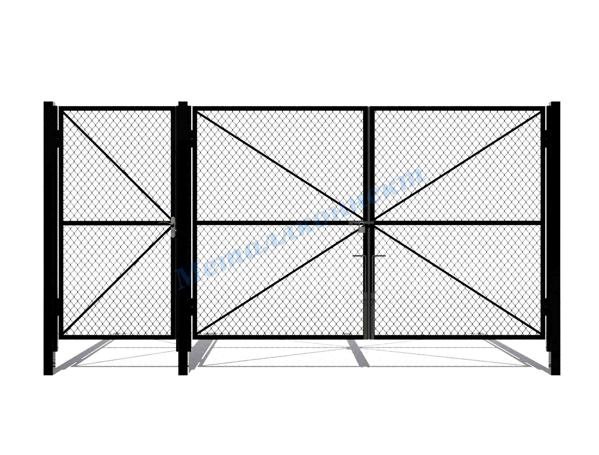 Забор из сетки рабицы: фото, секционный для дачи, красивый для частного дома, виды и варианты на видео