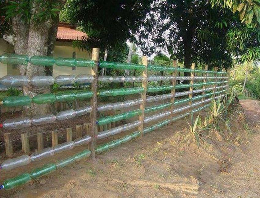 Самый дешевый забор для дачи своими руками