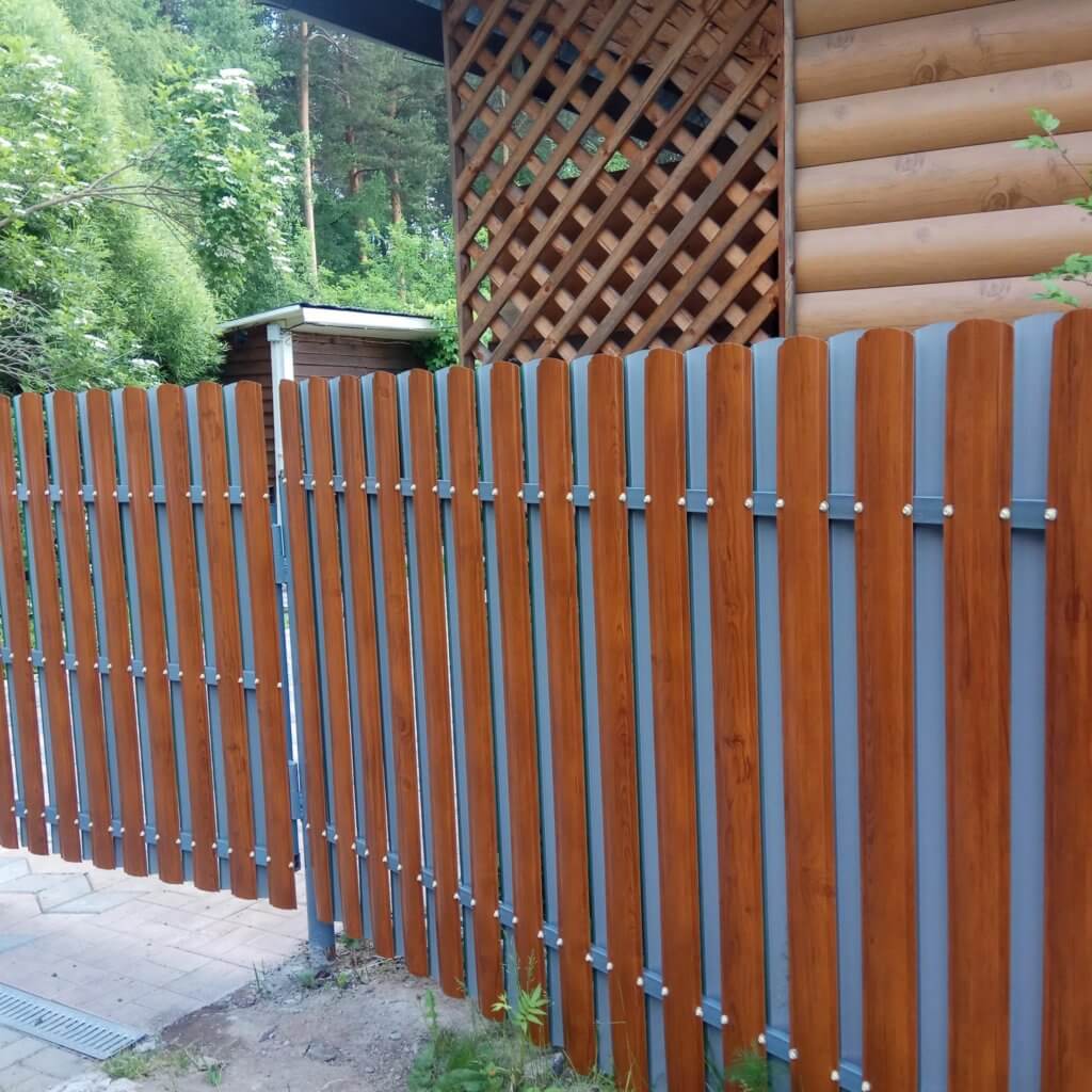 Забор из поликарбоната своими руками