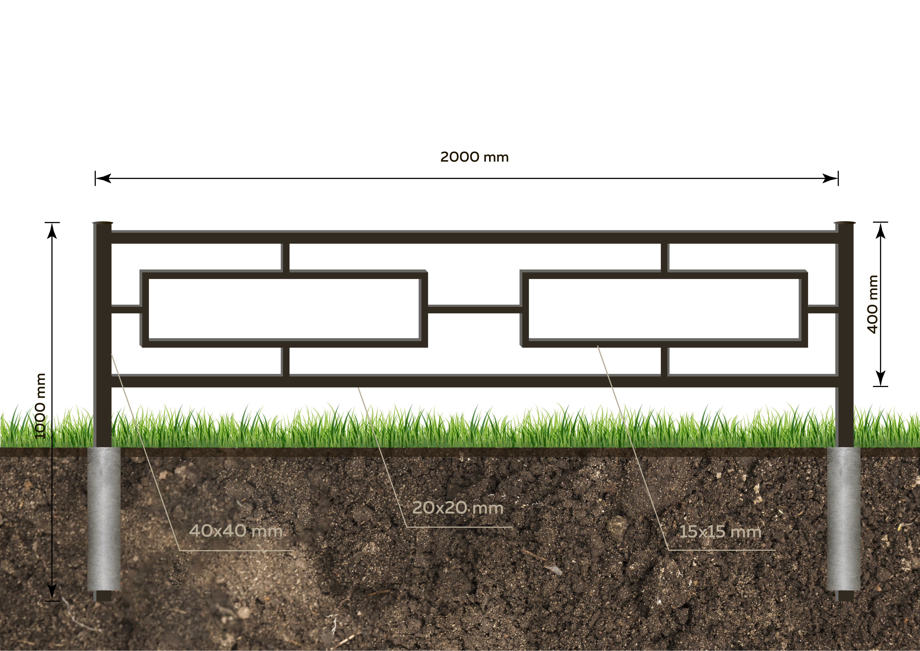 Забор из искусственной травы — особенности, методика изготовления, советы и рекомендации - заборчик