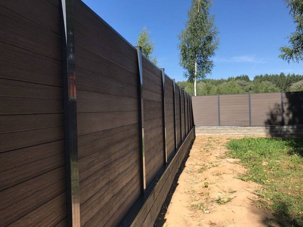 Забор из ДПК (Древесно полимерного композита)
