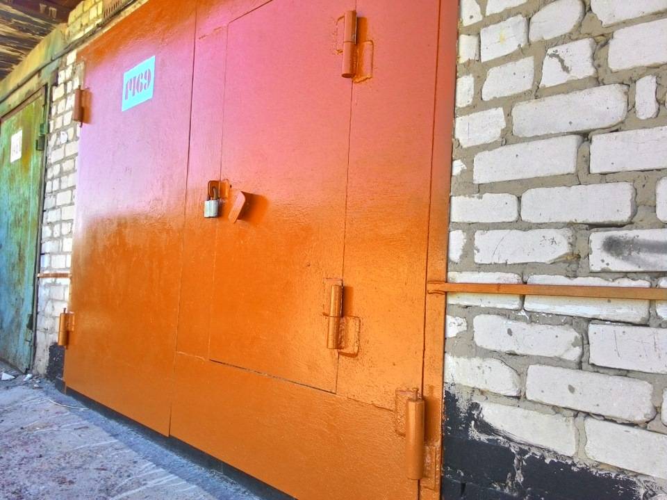 Как покрасить ворота гаража