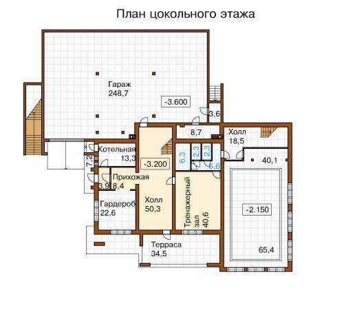 Гараж в цоколе — план предусматривает все