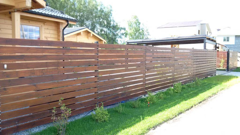 Забор из досок (65 фото): разновидности деревянных ограждений