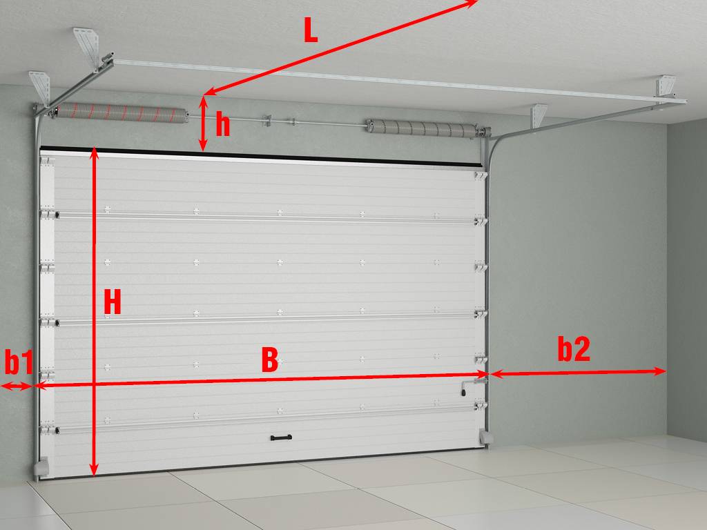 Секционные ворота своими руками: как сделать для гаража, виды и размеры с видео