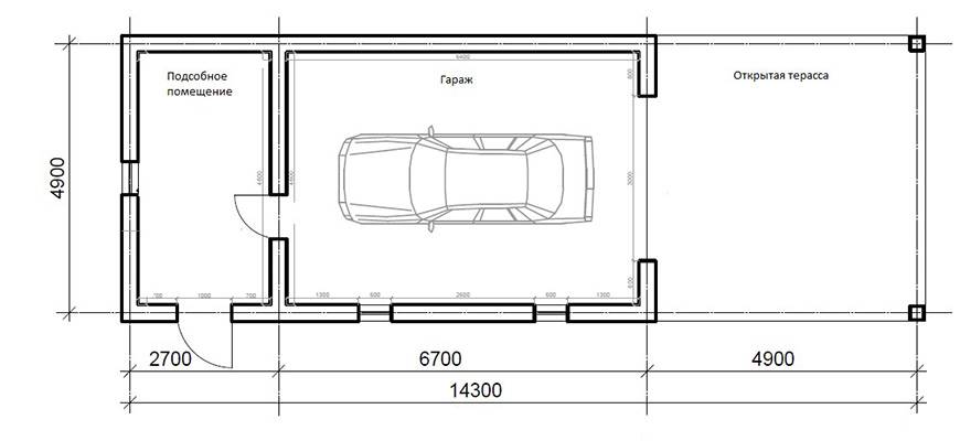 Стандартные размеры гаражных ворот для легкового автомобиля в зависимости от типа ворот